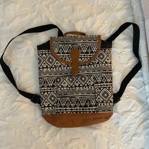 NWT Tribal Print Small Backpack